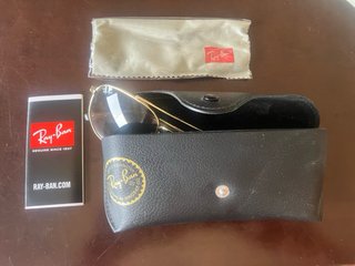 Gafas de Sol Ray-Ban Doradas y Marrones