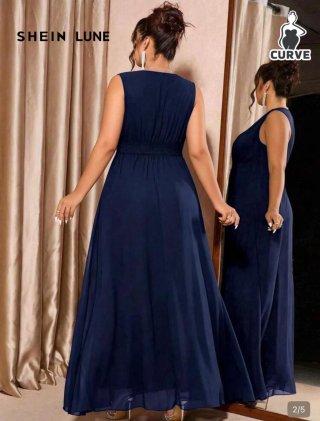 Vestido de fiesta azul SHEIN LUNE