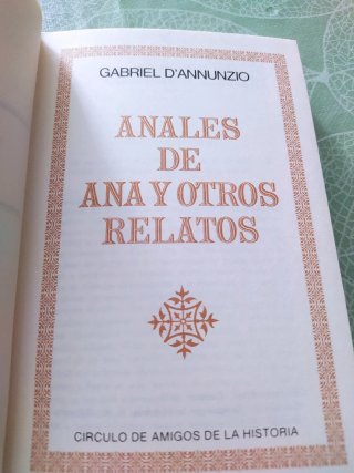 Anales de Ana y otros relatos
