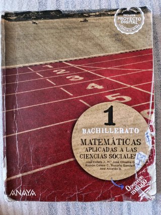 Matemáticas aplicadas a ciencias sociales.1bach.