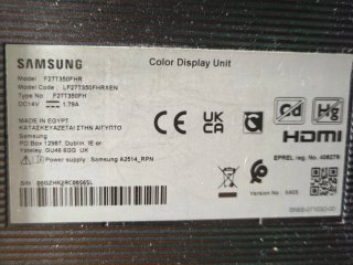 Monitor PC Negro full HD.