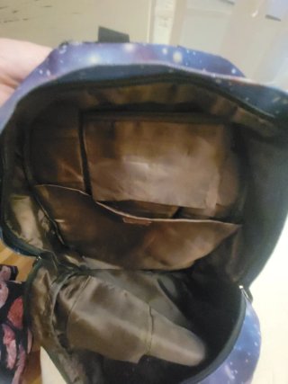 Mochila ARTONE galaxia rosa y morada