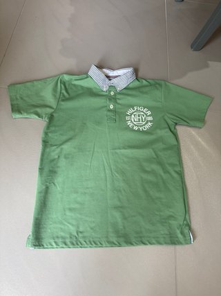 Polo Tommy Hilfiger donna verde
