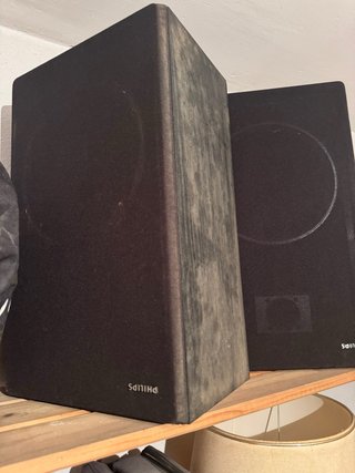 Altavoces Philips Grandes Negros/Grises