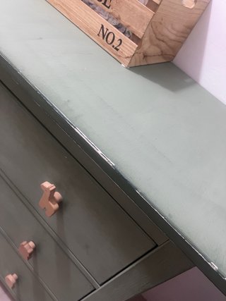 Cómoda IKEA Hemnes 3 cajones verde