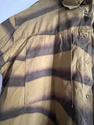 Camisa Parfois verde y marrón
