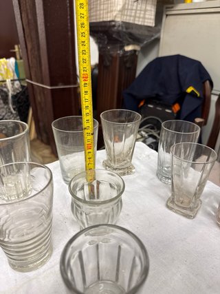 18 Antichi bicchieri in vetro