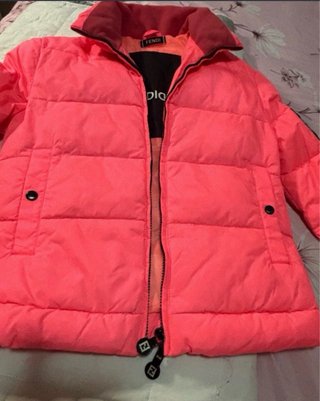 Plumífero Fendi Rosa talla 42 italiana 38 española