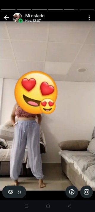 Pantalón globo vichy talla única
