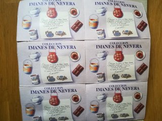 Imanes Nevera Danone Flan Chocolate Colección