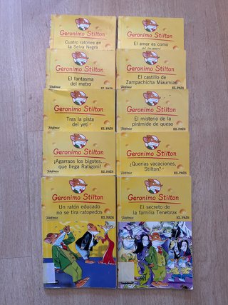 Coleccion libros Geronimo Stilton