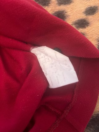 Camiset Polo Burberry London Vintage Burdeos