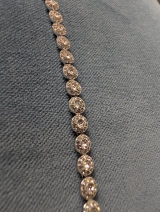 Collar y Pulsera Swarovski Plata