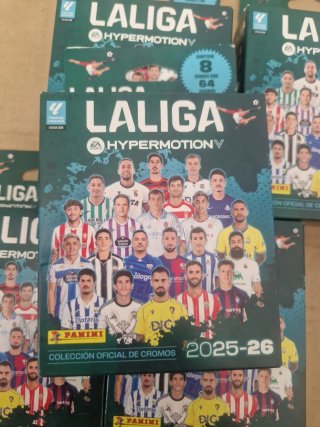 5 Scatole di Sticker Panini La Liga 2025-26