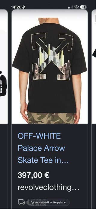 Camiseta Off-White Palace talla M OVERSIZED