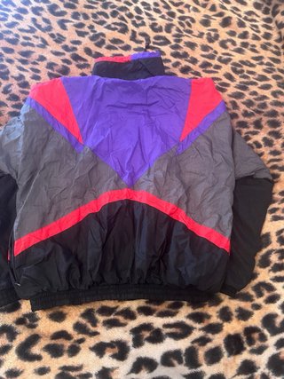 Chaqueta Bomber Chándal Vintage Tactel 80s Crazy