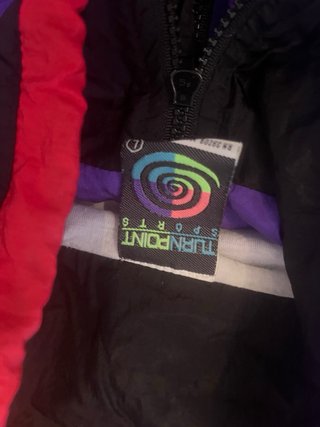 Chaqueta Bomber Chándal Vintage Tactel 80s Crazy