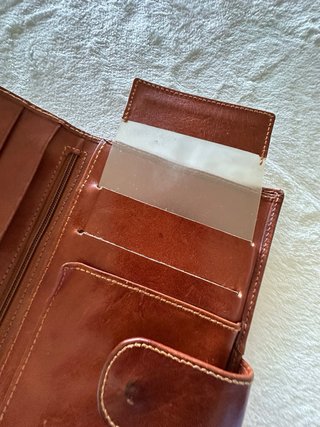 Cartera Billetera Piel Museo del Prado Marrón