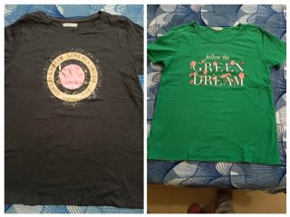Lote 2 Camisetas Mujer Talla S