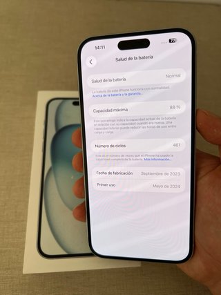 iPhone 15 Plus 88% Batería