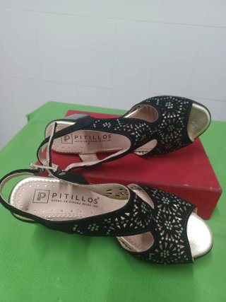Sandalias Pitillos Negras
