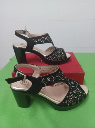 Sandalias Pitillos Negras