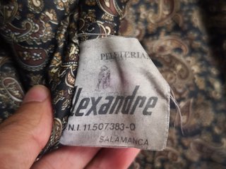 Cazadora Cuero Alexandre Salamanca Negra