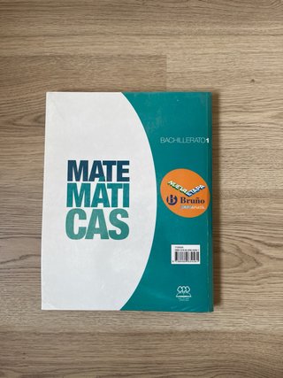 Matemáticas 1 Bachillerato Nueva etapa Bruño Ed...