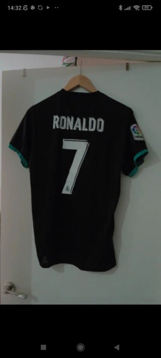 Camiseta Real Madrid Adidas Negra y Verde