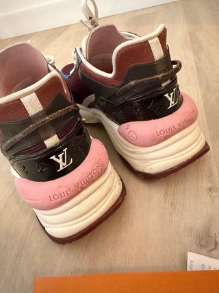 Louis Vuitton Sneakers Mujer Azul Rojo