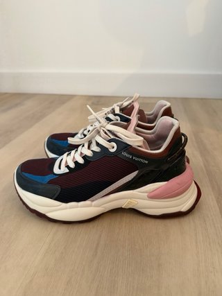 Louis Vuitton Sneakers Mujer Azul Rojo