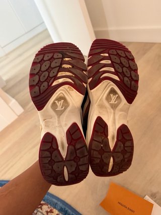 Louis Vuitton Sneakers Mujer Azul Rojo