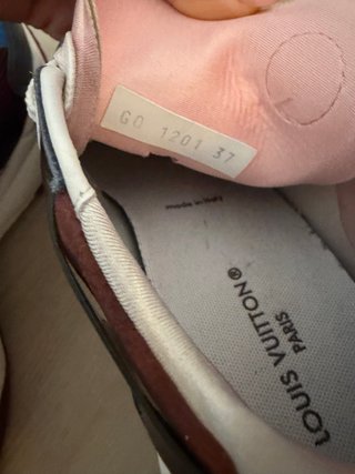 Louis Vuitton Sneakers Mujer Azul Rojo