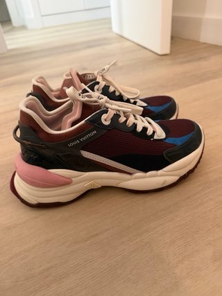 Louis Vuitton Sneakers Mujer Azul Rojo