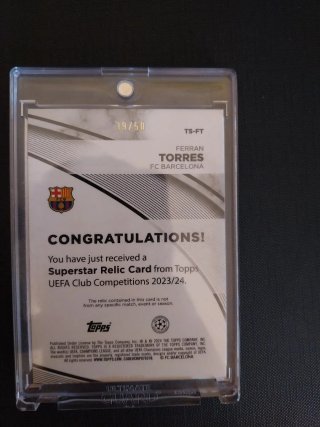 Ferran Torres parche / 50 FC Barcelona