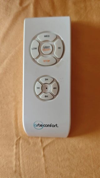 Ventilador de techo madera y luz
