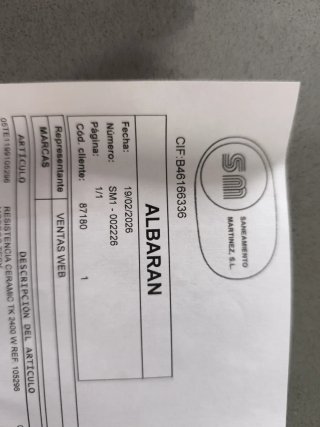Resistencia Termo Cerámica tesy Modeco