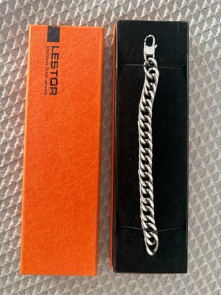 Pulsera Lector Acero Inoxidable Plata