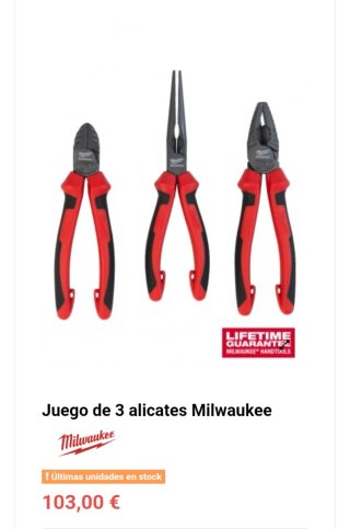 Juego de llaves y alicates precio negociable