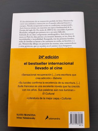 Libro "Suite Francesa"