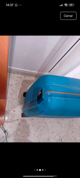 Maleta de viaje Samsonite azul