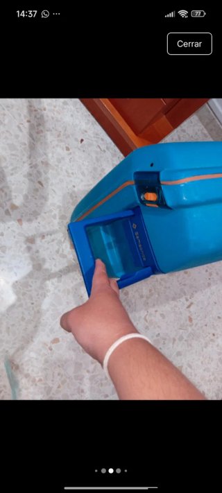 Maleta de viaje Samsonite azul