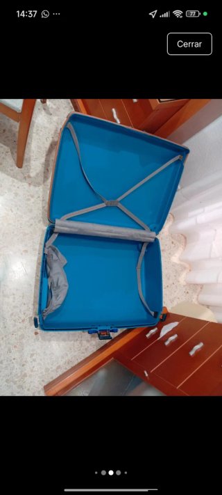 Maleta de viaje Samsonite azul