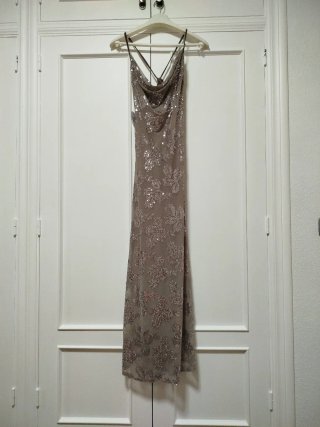 Vestido fiesta lentejuelas miandlova Talla S