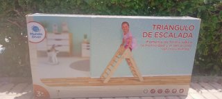 Triangolo di arrampicata Pikler in legno per bambini