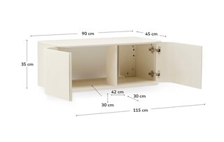 Mobile bagno Kave Home legno compensato