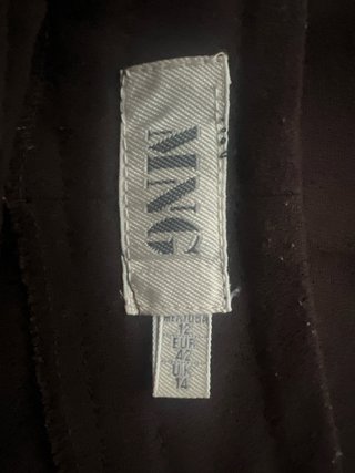 Pantalón largo Mango negro