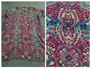 Vestido estampado multicolor
