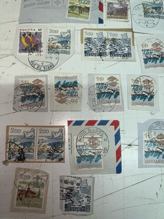 Lote Sellos Suiza Vintage