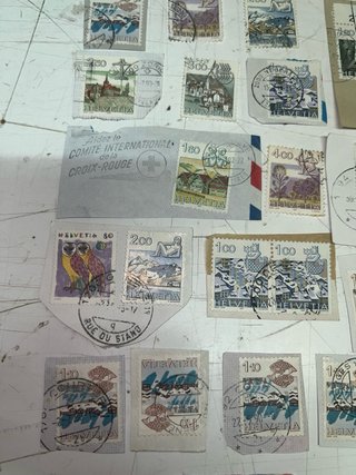 Lote Sellos Suiza Vintage